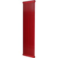 Стальной трубчатый радиатор 2-колончатый IRSAP TESI 21800/10 T30 cod.05 (красный) (RR218001005A430N01)