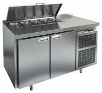 Стол для салатов HICOLD SL1-11GN с крышкой 