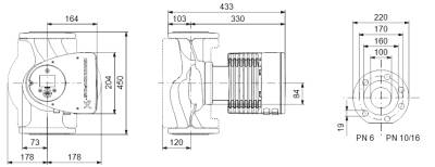 Циркуляционный насос Grundfos MAGNA3 100-100 F