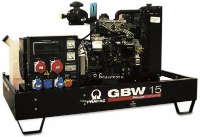 Дизельный генератор Pramac GBW 15 P 1 фаза 